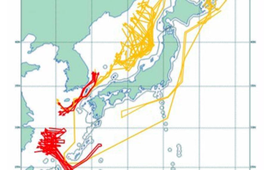 Japanese jet scrambles increased sharply in FY 2018 in response to